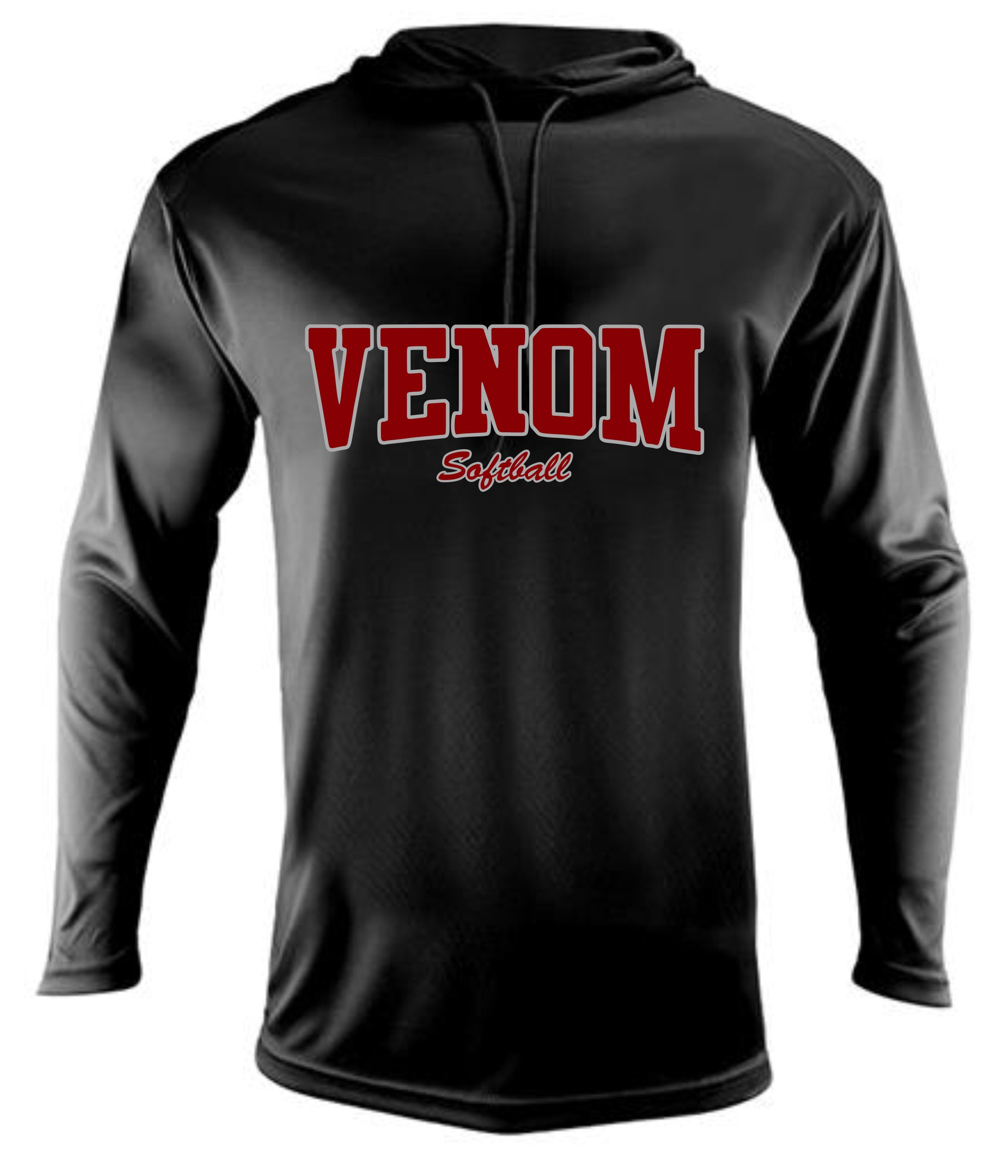 Epic Performance Hooded Long Sleeve Venom Softball